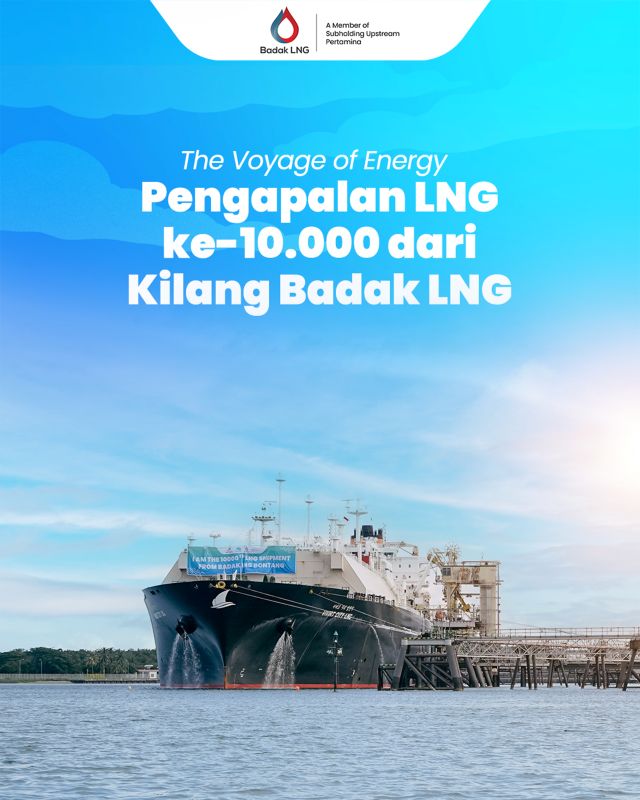 Badak LNG Laksanakan Pengapalan LNG ke-10.000 oleh Kapal Vivirt City LNG Menuju Filipina