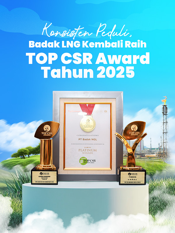 Badak LNG Pertahankan Penghargaan Tertinggi di Top CSR Awards 2025