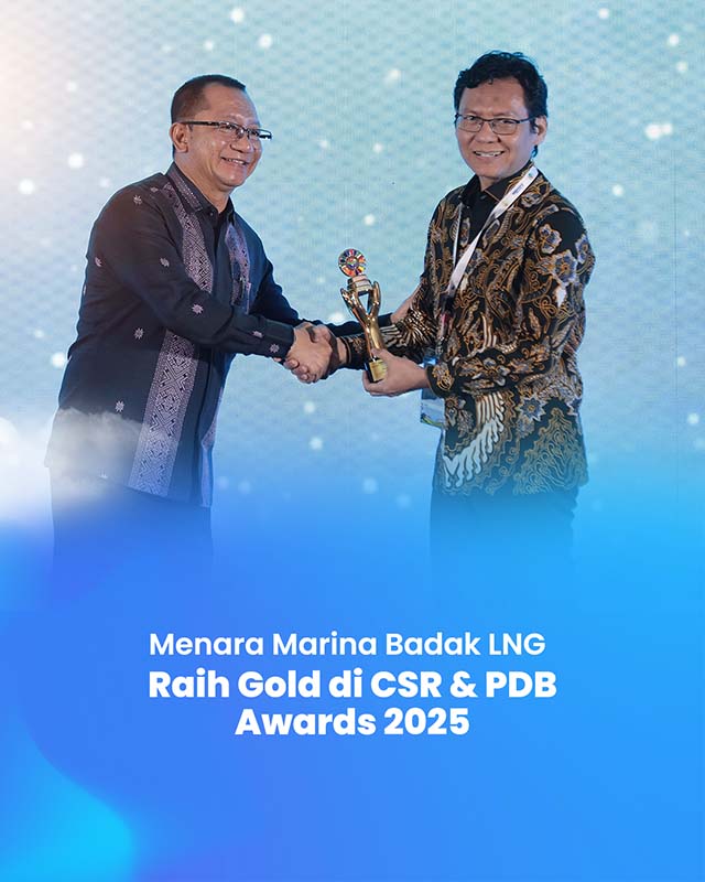 Menara Marina Badak LNG Raih Gold di CSR & PDB Awards 2025